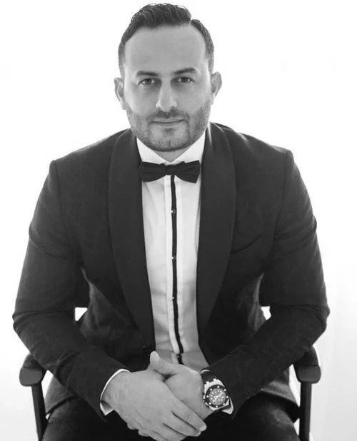 Ali Horuz in a tuxedo